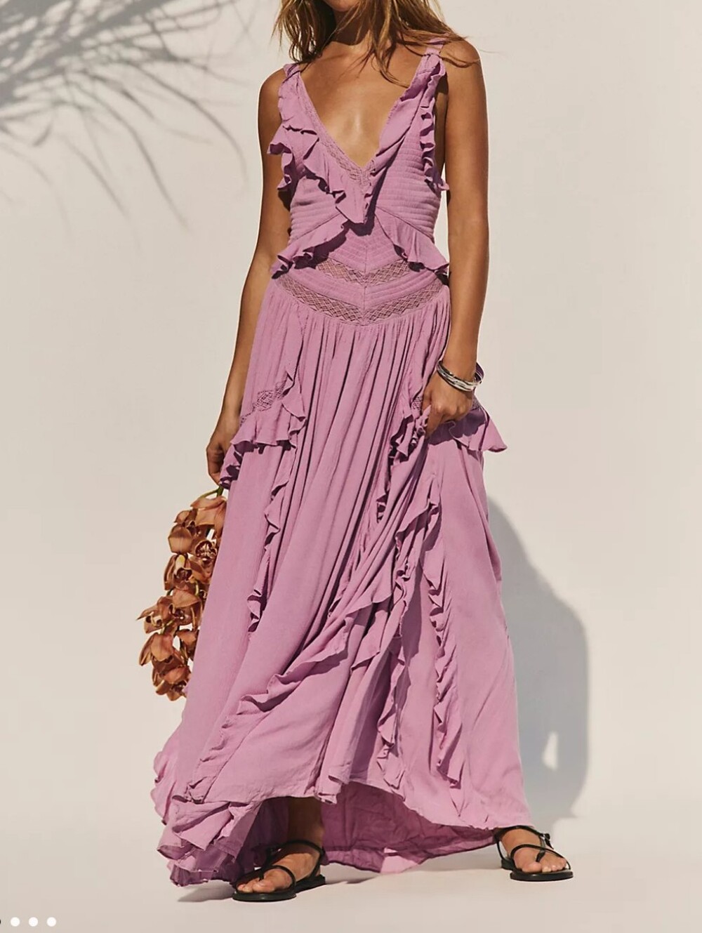 Free People Free-est Marsai Maxi In Spring Fling Pink